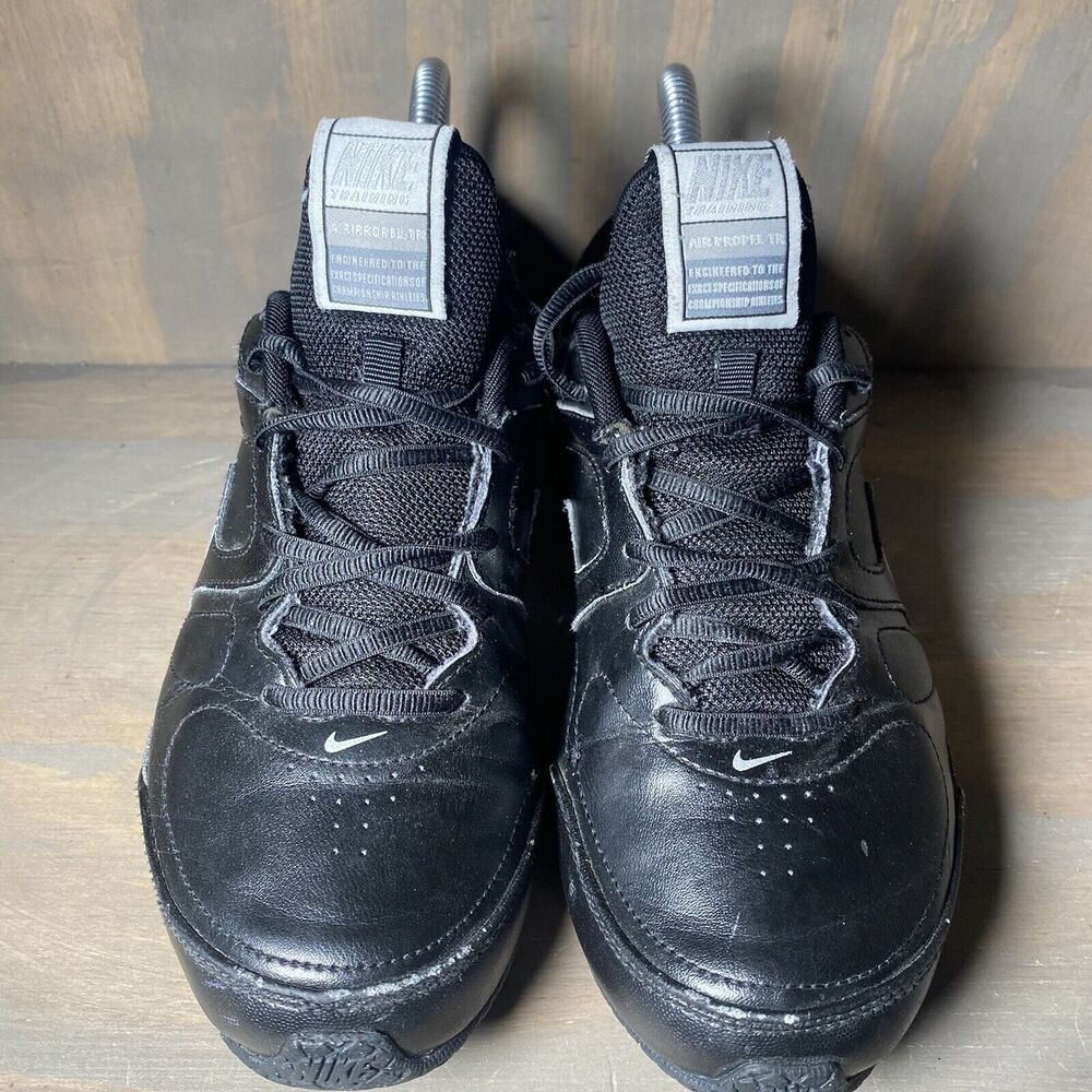 Nike Air Propel Tr Training Womens 7.5 Shoes Sneakers Black Silver 472637- 002 - Picture 2 of 10